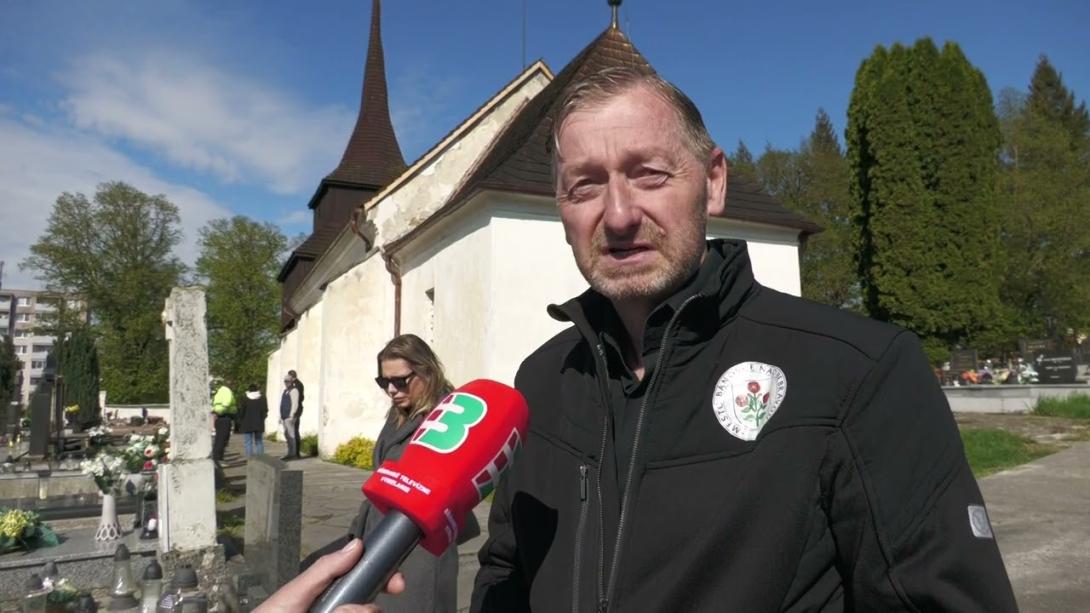 Embedded thumbnail for Začala rekonštrukcia chodníkov na starom cintoríne